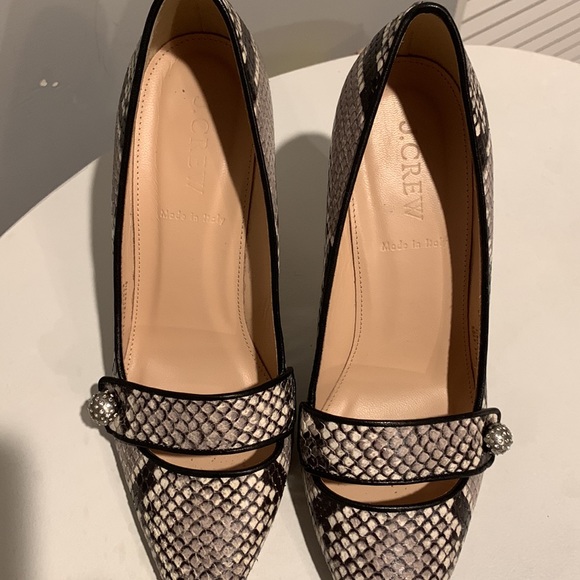 J Crew Snakeskin high heels 💕 - Picture 2 of 4